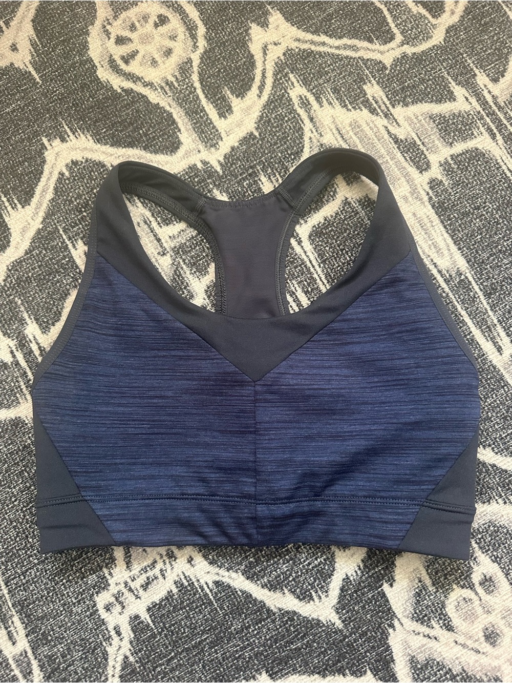 Patagonia Women's Navy Heather Racerback Sports Bra